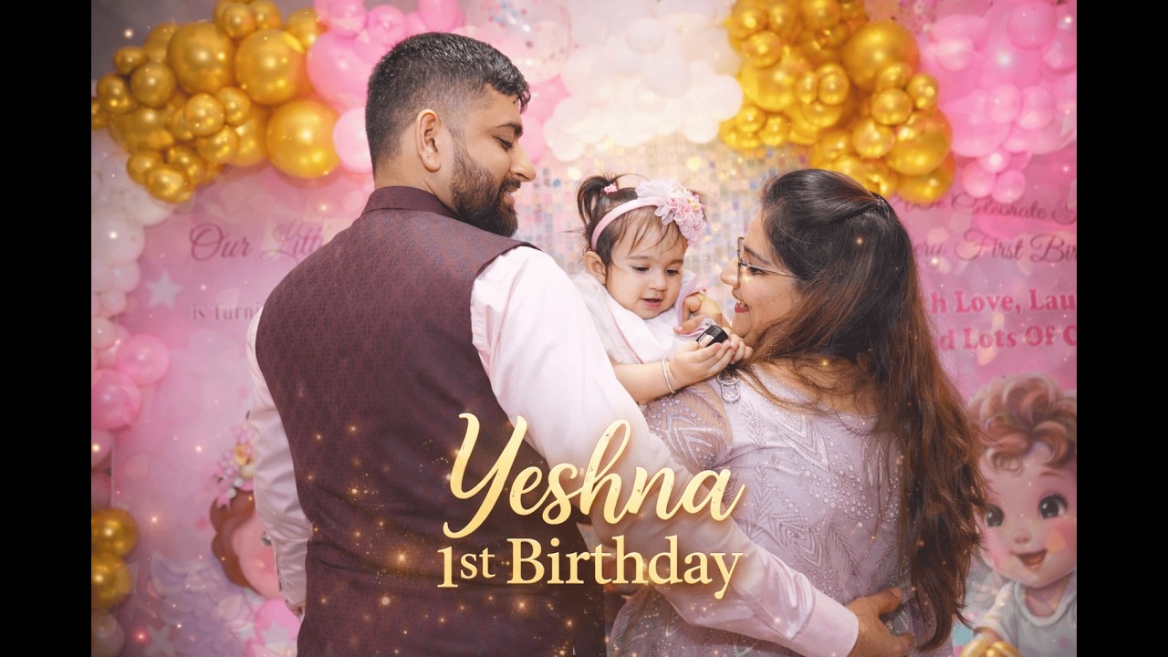 Yeshna’s 1st Birthday Full Celebration Video 🎀🎉 | Lanshographer India