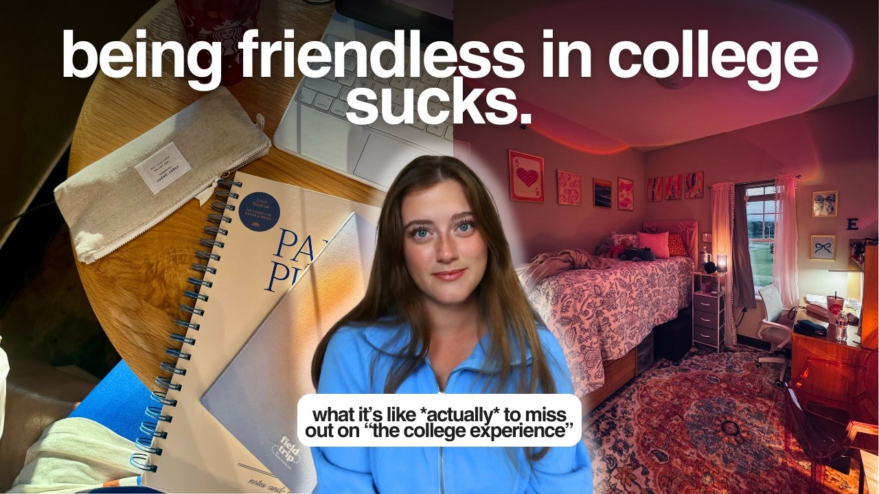 If you feel like you have *NO* friends in college... this video is for you.