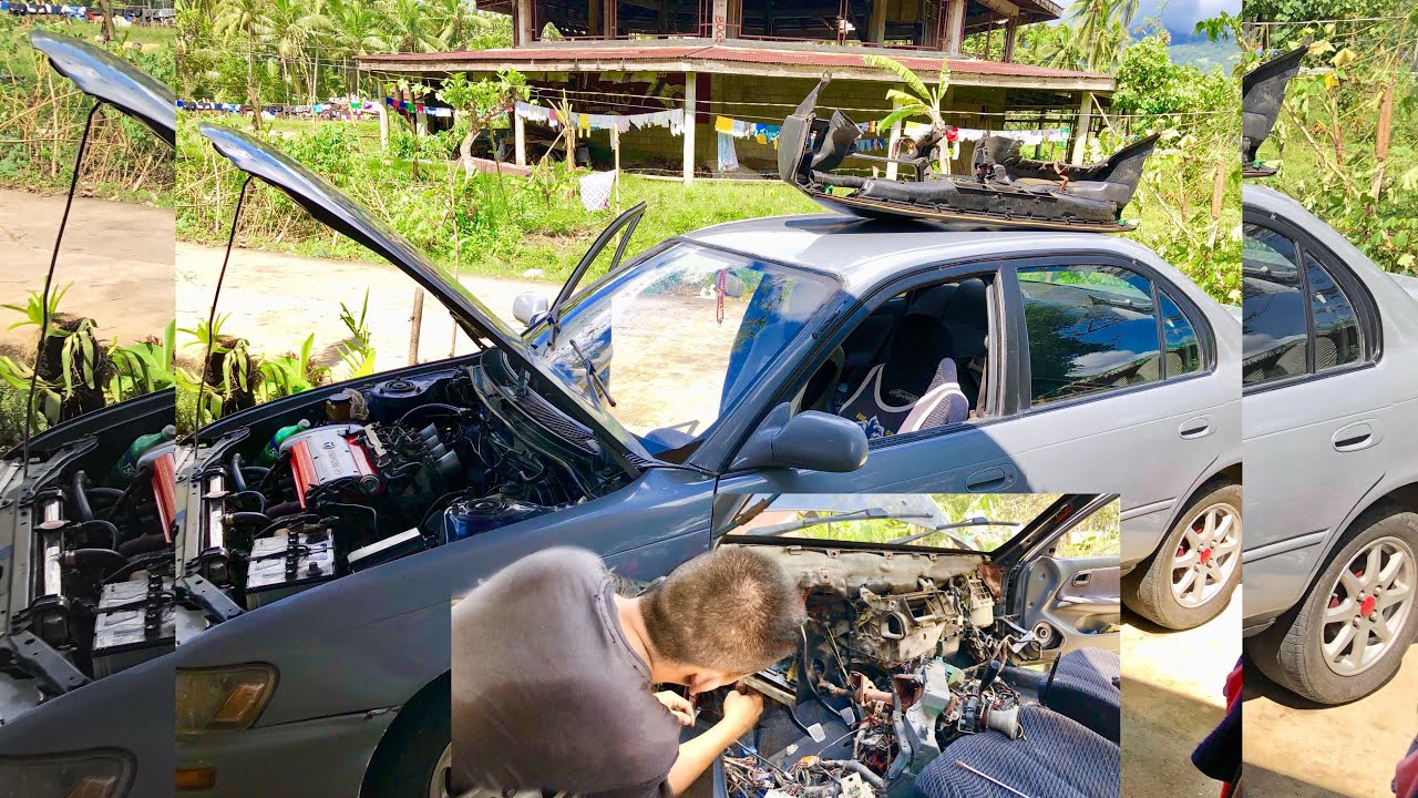 How to remove Dashboard toyota corolla wiring overhole and cleaning oct/29/2020