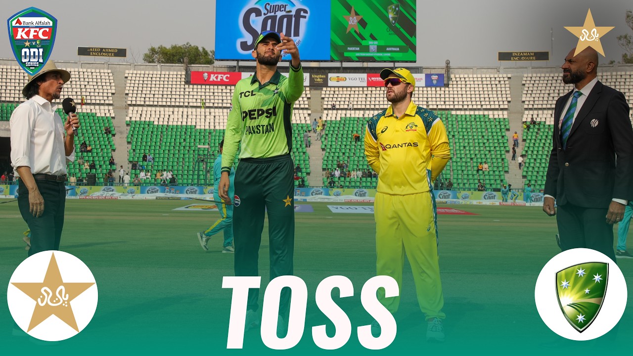 Toss | Pakistan vs Australia | Match 03 | ODI Series 2026 | PCB | MZE1K