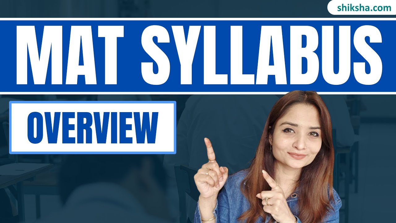 MAT Syllabus 2026 | Section wise Subject, Best Books, Preparation Tips #matsyllabus
