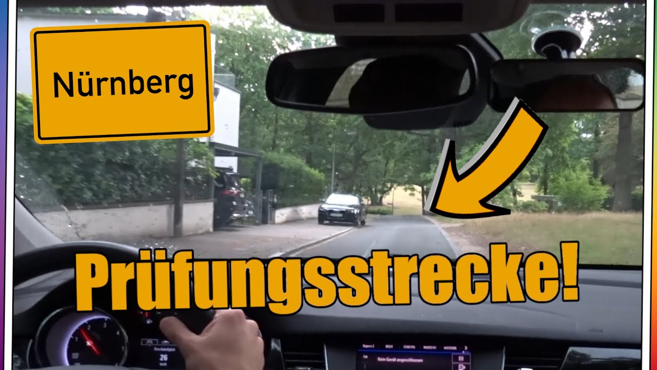 Prüfungsstrecke Steinplatte & Erlenstegen in Nürnberg | Fahrschule Stumpf