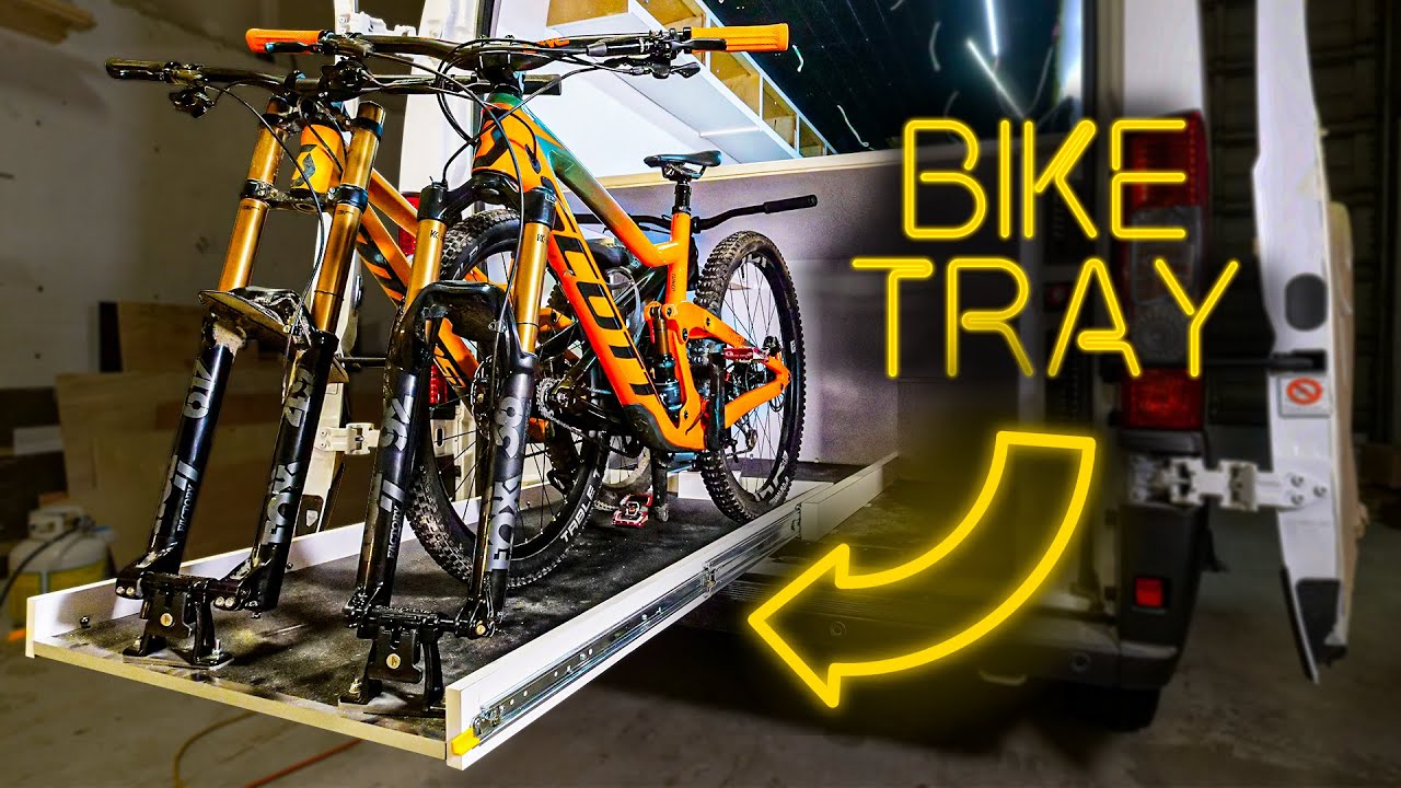 Building a Pro Custom Sliding Bike Tray for 3 Bikes