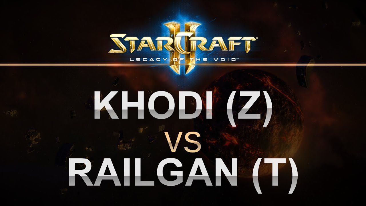 StarCraft 2 - LOTV 2016 - Test Map - Khodi (Z) v Railgan (T) on Galactic Process