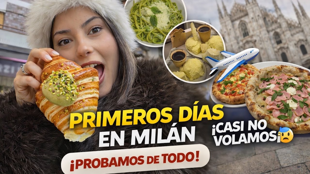PERDIMOS el vuelo… pero al final TODO salió perfecto en Milán 😳🇮🇹