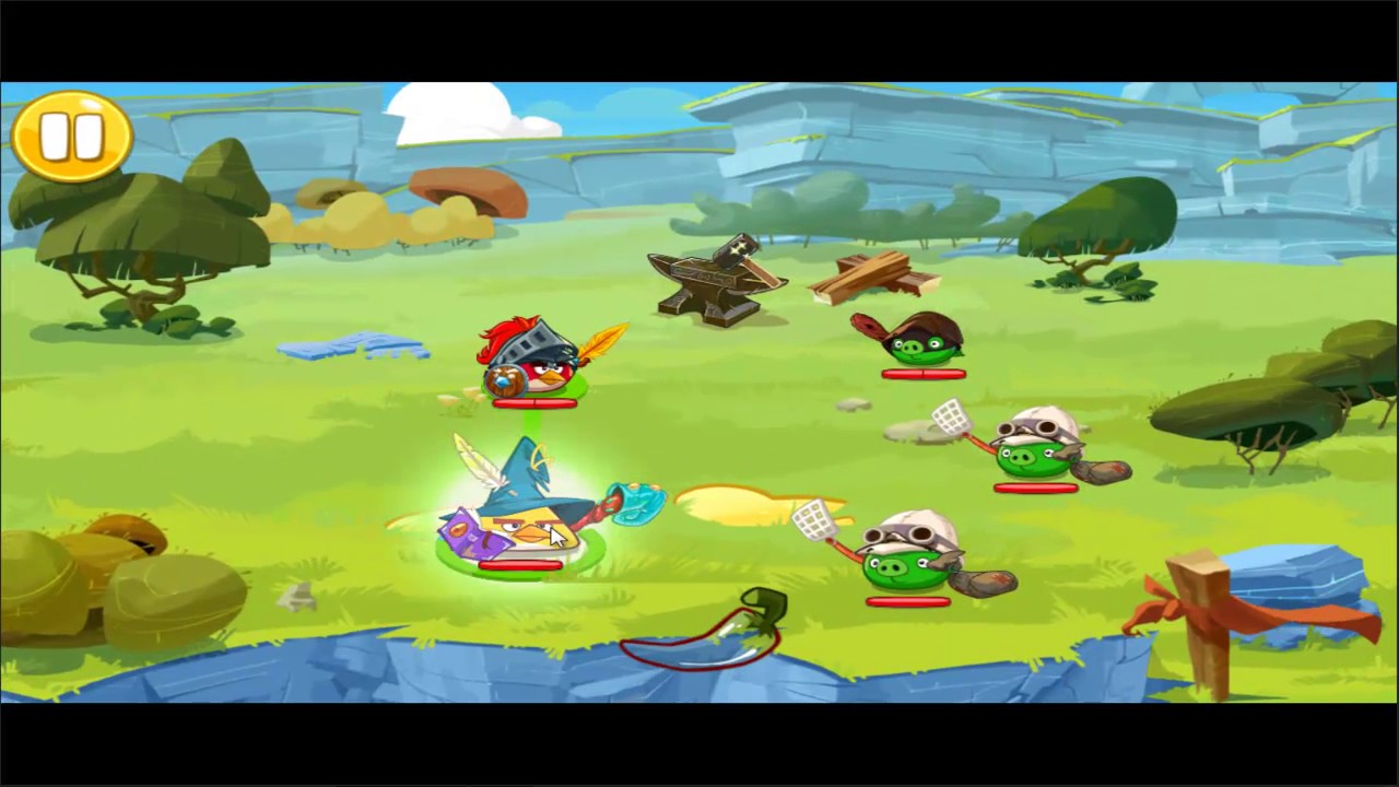Angry Birds Epic прохождение часть 1 First Launch Rescue Chuck and 1-st Egg
