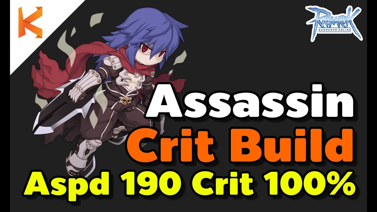 Ragnarok Exe: Assassin สายคริ Aspd 190 Critical 100% ไปให้สุดงบ 1000M