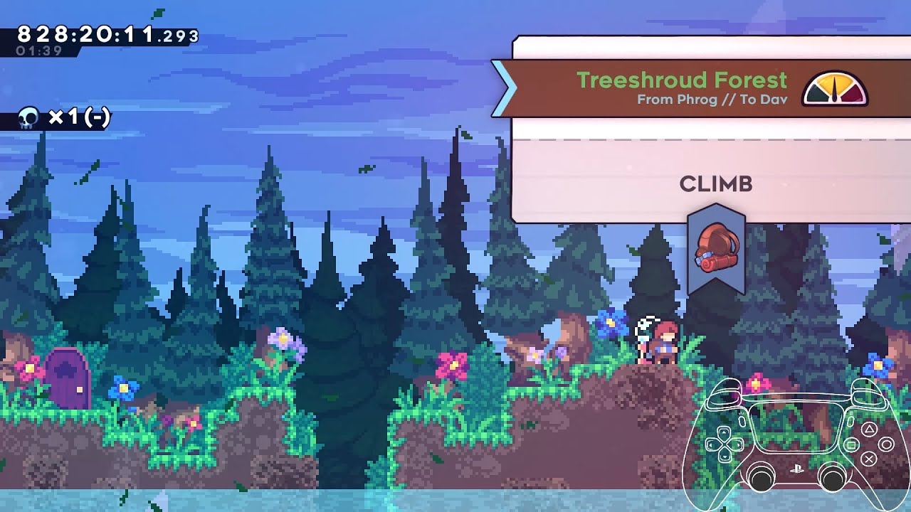 Celeste 2024 Secret Santa Collab - Treeshroud Forest (Full Clear)