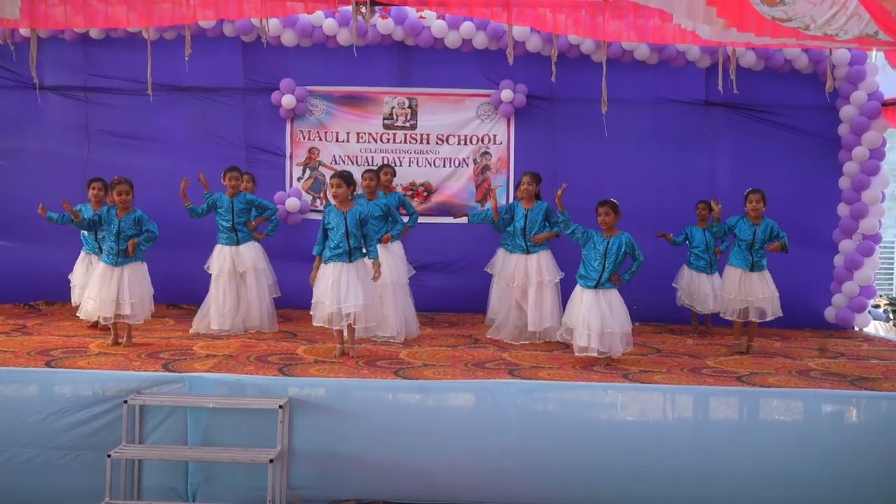 Gulabi sadi 💗 + Sundari | Annual day special |  Mauli English School 💫