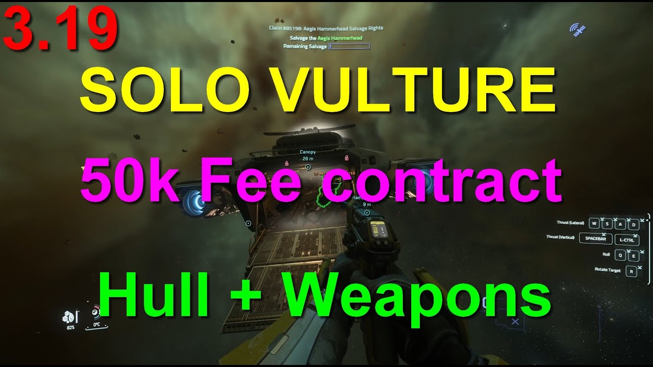 [3.19] Vulture salvaging solo Hammerhead [50k Fee contract]