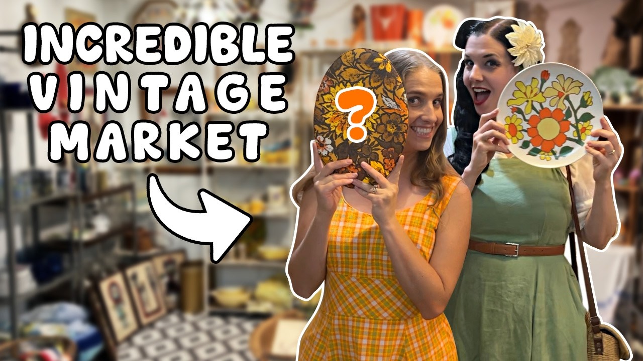 We went ANTIQUING in California for Vintage Home Decor 🕰️ Incredible Flea Market Finds