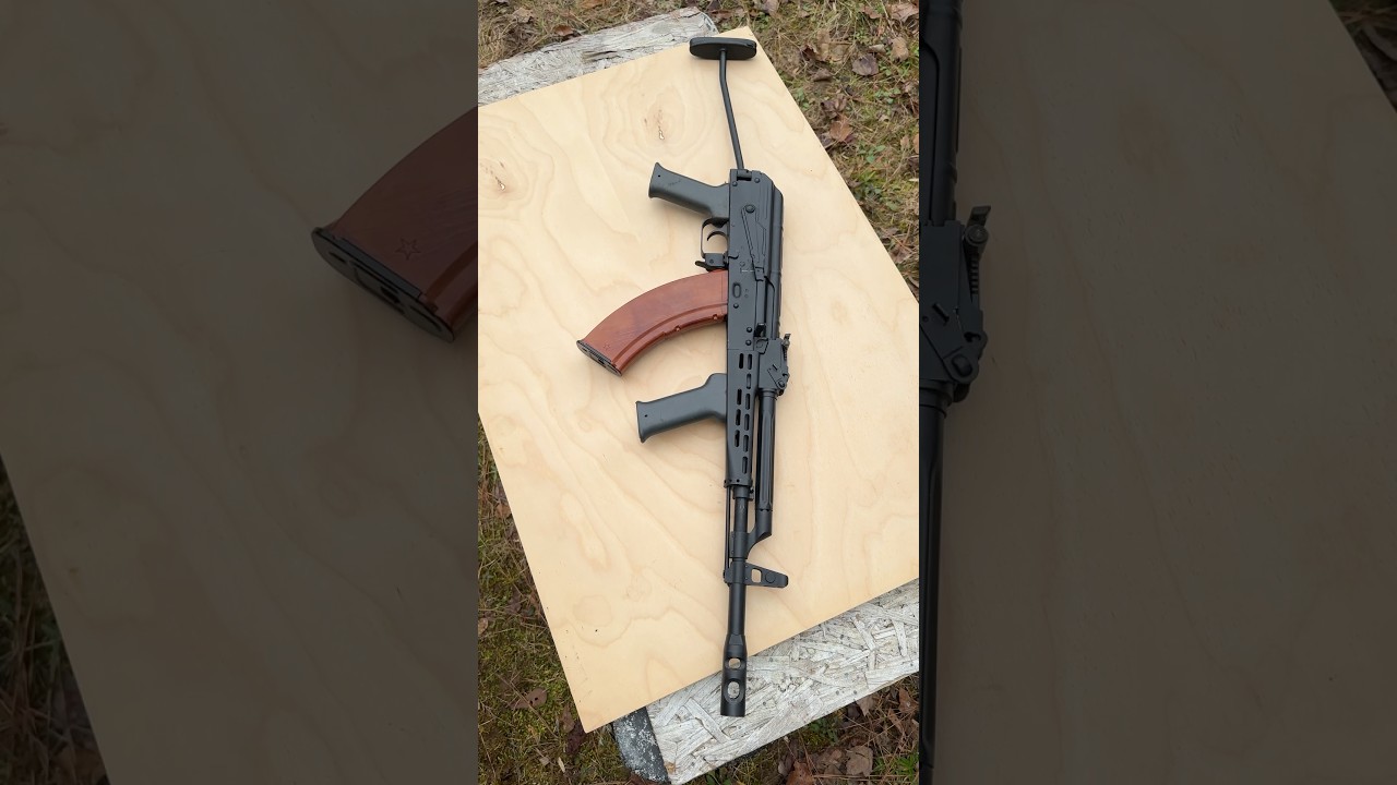 AMD 65 (Hungary&rsquo;s variation of the AKM) #pewpew #edc #hunting #airsoft #shorts  #hungary #coldwar