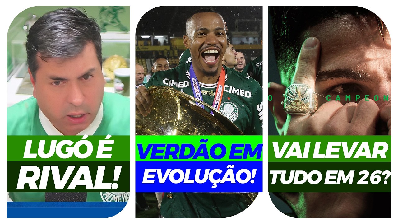 A VERDADE SOBRE A EVOLUÇÃO DO PALMEIRAS QUE MUITOS NÃO QUEREM ADMITIR. RESPOSTA AO LUGO DO AMENDOIM!