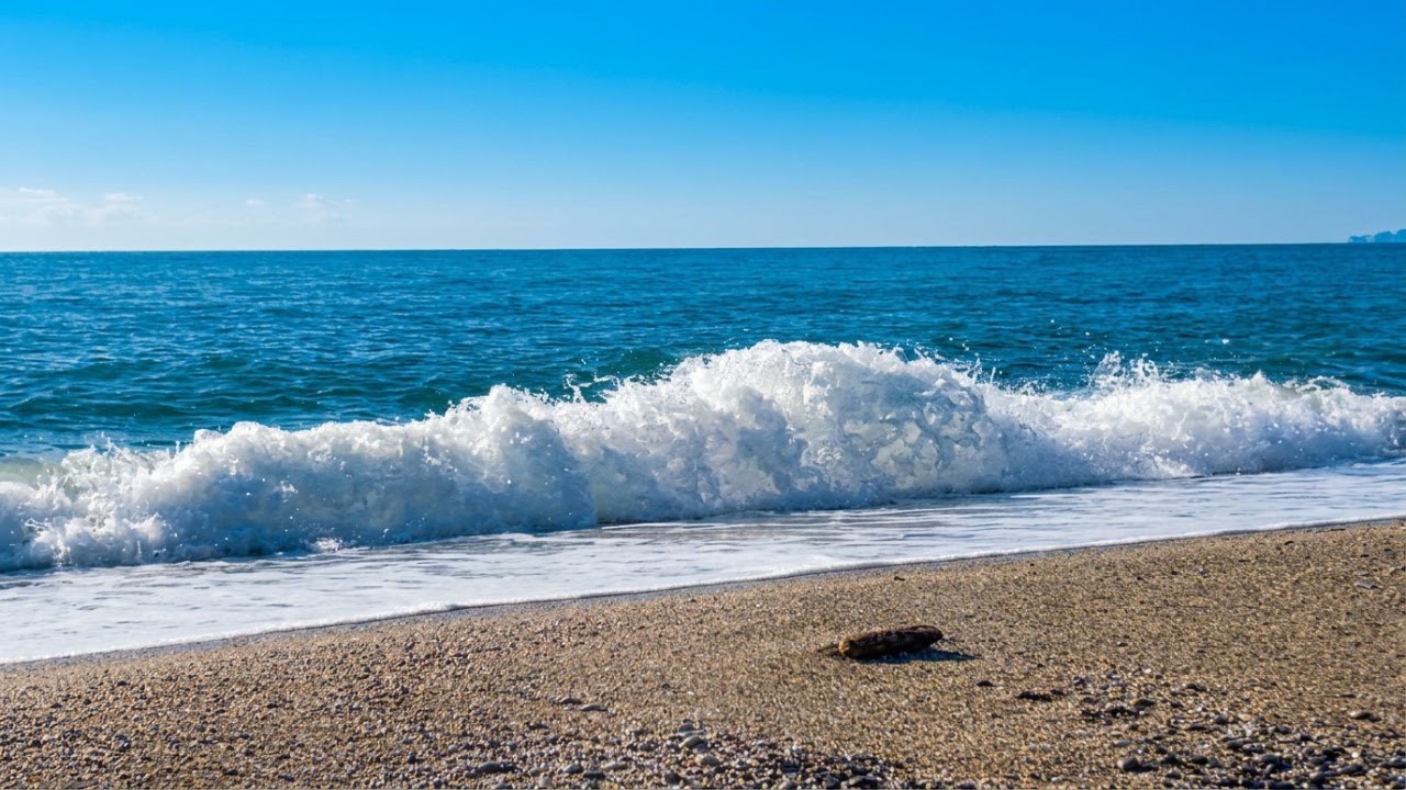 Serene Beach Ocean Waves Calming Sounds for Deep Rest