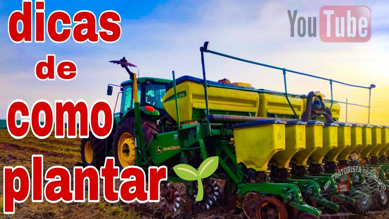 Como plantar soja pela primeira vez! 🧑‍🏫🌱🚜🚜