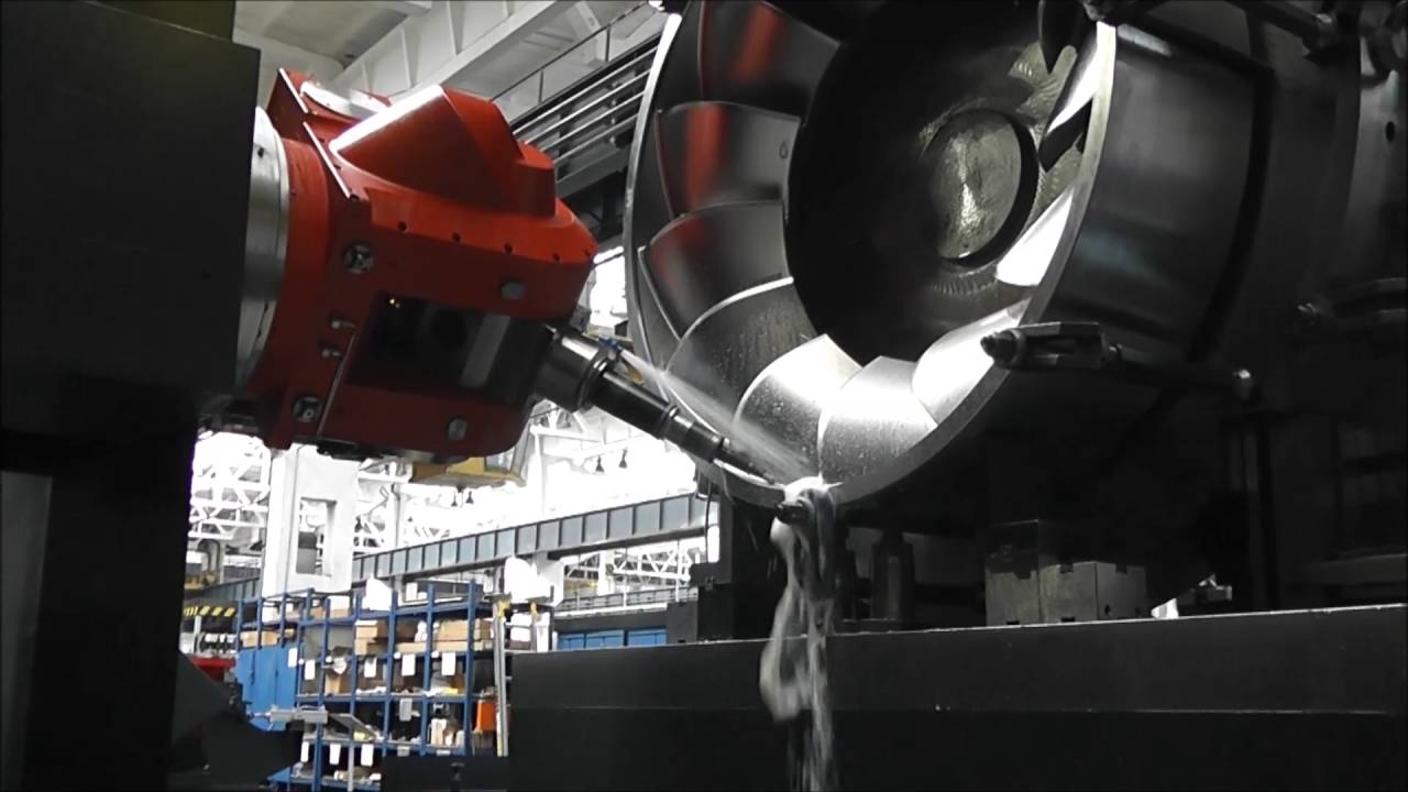 Francis turbine FUT machining 2 part