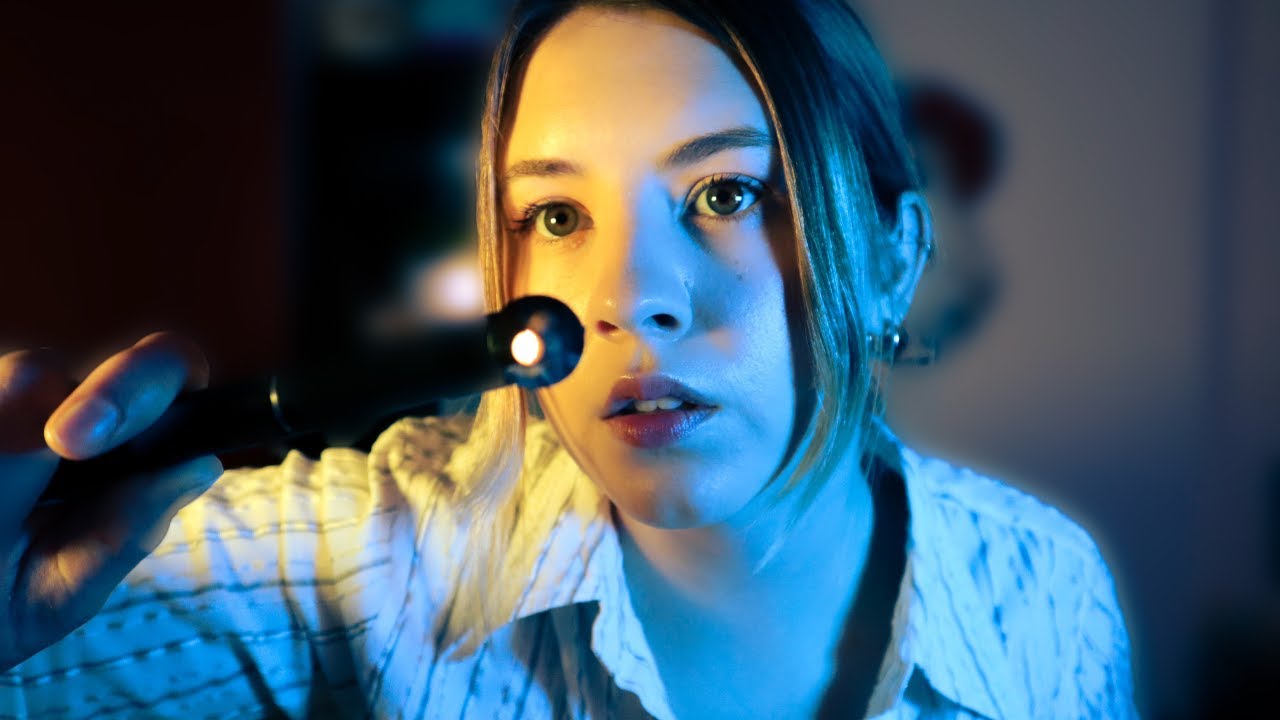 ASMR Super Relaxing Eye Exam Role Play (Medical, Soft Spoken, Lights)