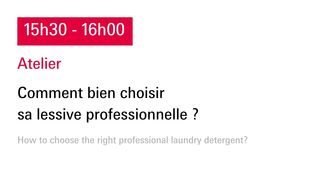 Comment bien choisir sa lessive professionnelle ?