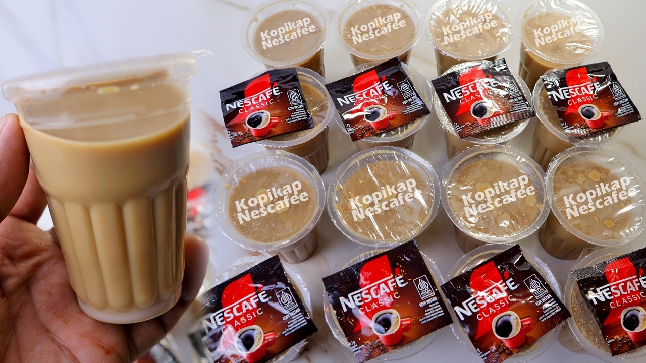 MULAI DARI RUMAH AJA, TANPA ALAT BISA KOK!! IDE JUALAN KOPI KAP NESCAFEE