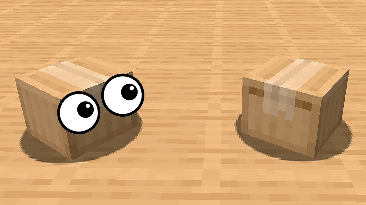 Esconde Esconde de Caixa de Papelão Minecraft