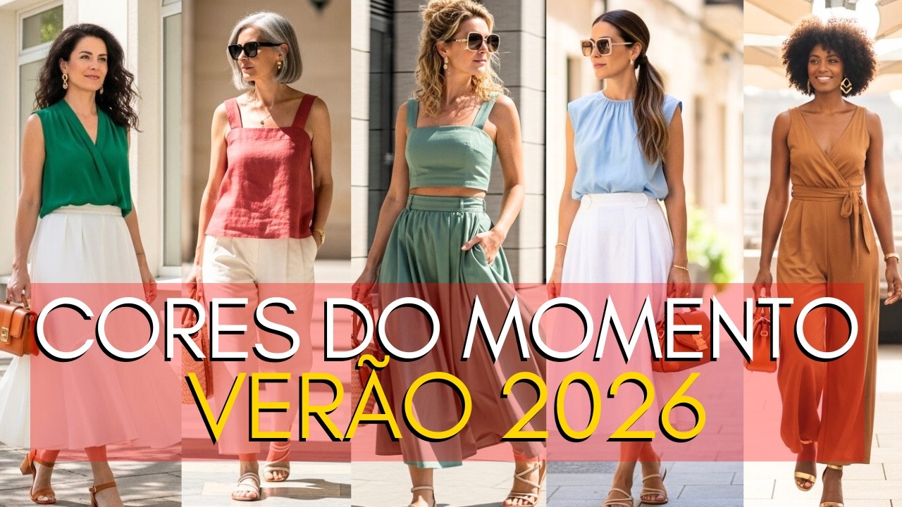 10 CORES QUE ESTÃO EM ALTA NESTE VERÃO E FAZEM PARECER MAIS JOVEM