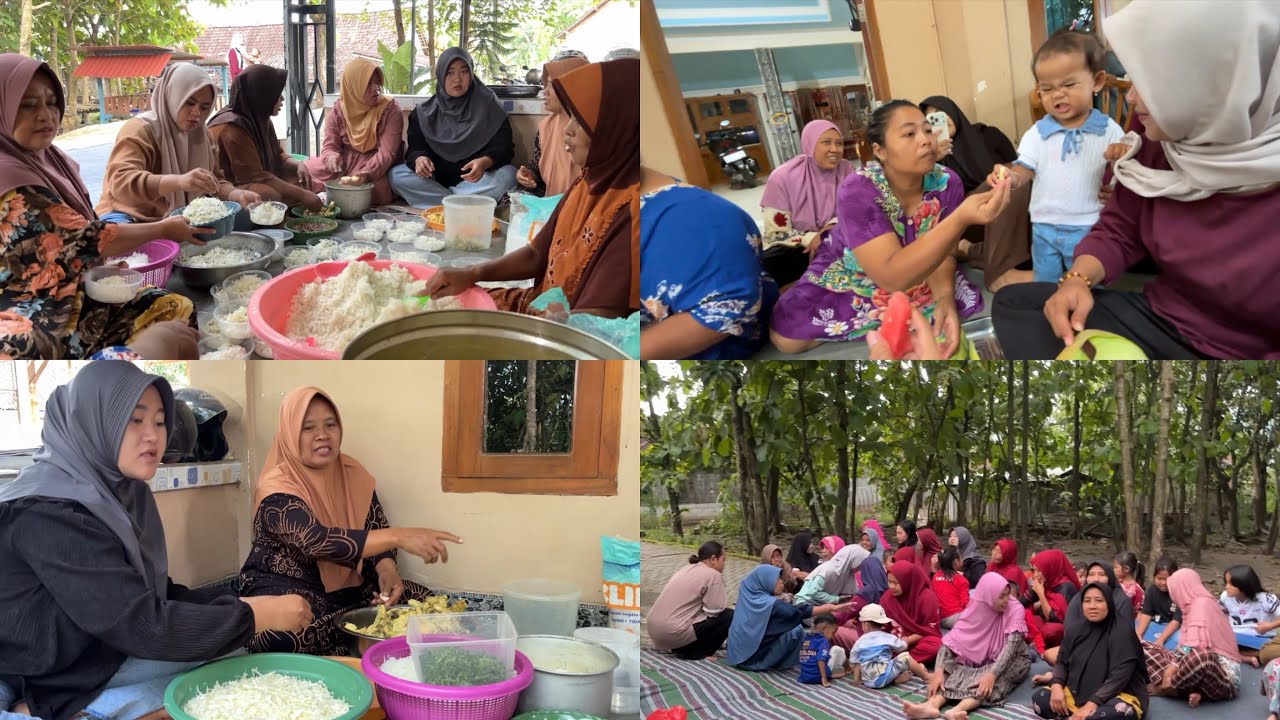 MAMAH KINOY & PARA REWANG NYUWIRI AYAM - Persiapan nyiapno bukber ning nggone mak e 🤗🥰🥳✨