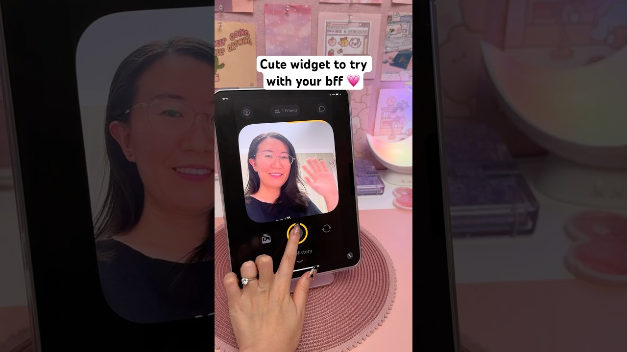 cute widget to try with your bff 💗 iPad apps | iOS widgets | homescreen aesthetic | locket