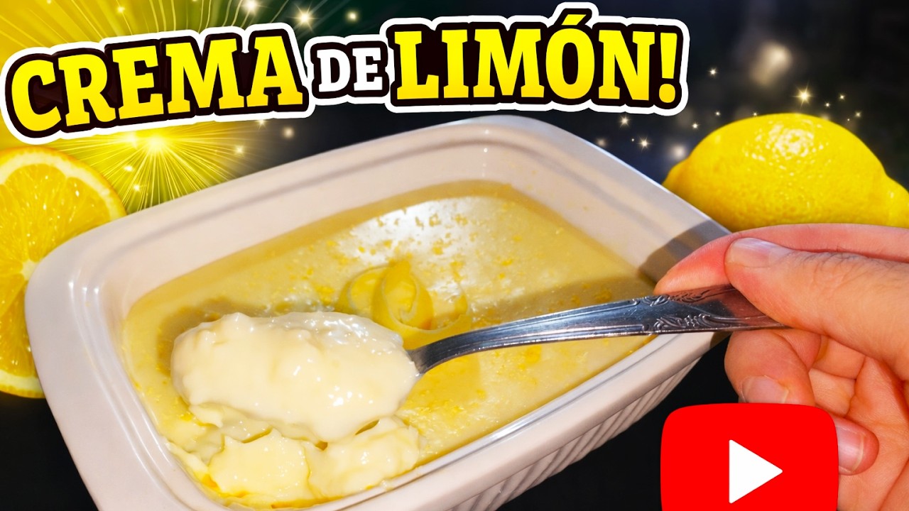 La famosa Crema de Limón que paralizó internet (Solo 3 ingredientes)