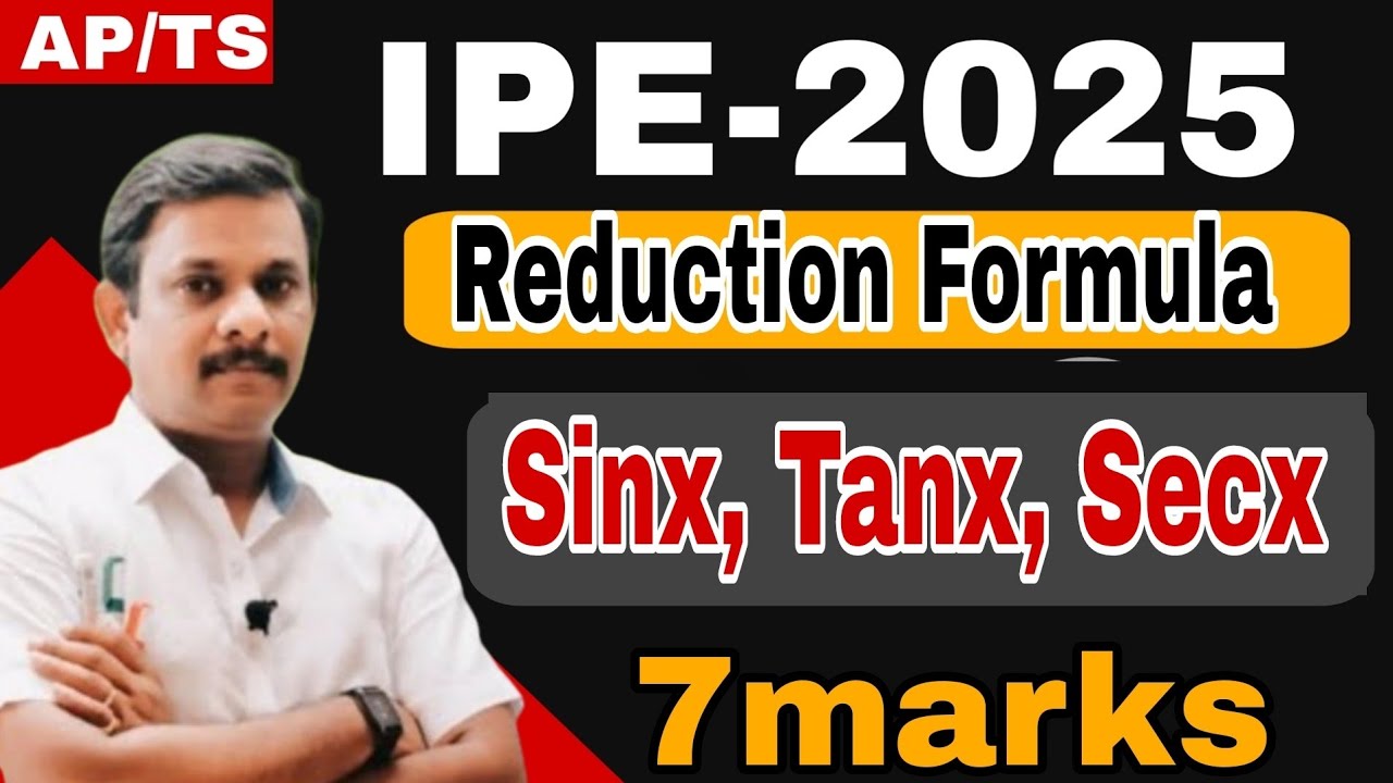 INTEGRATION Reduction formula ||  7marks || valmiki maths academy||