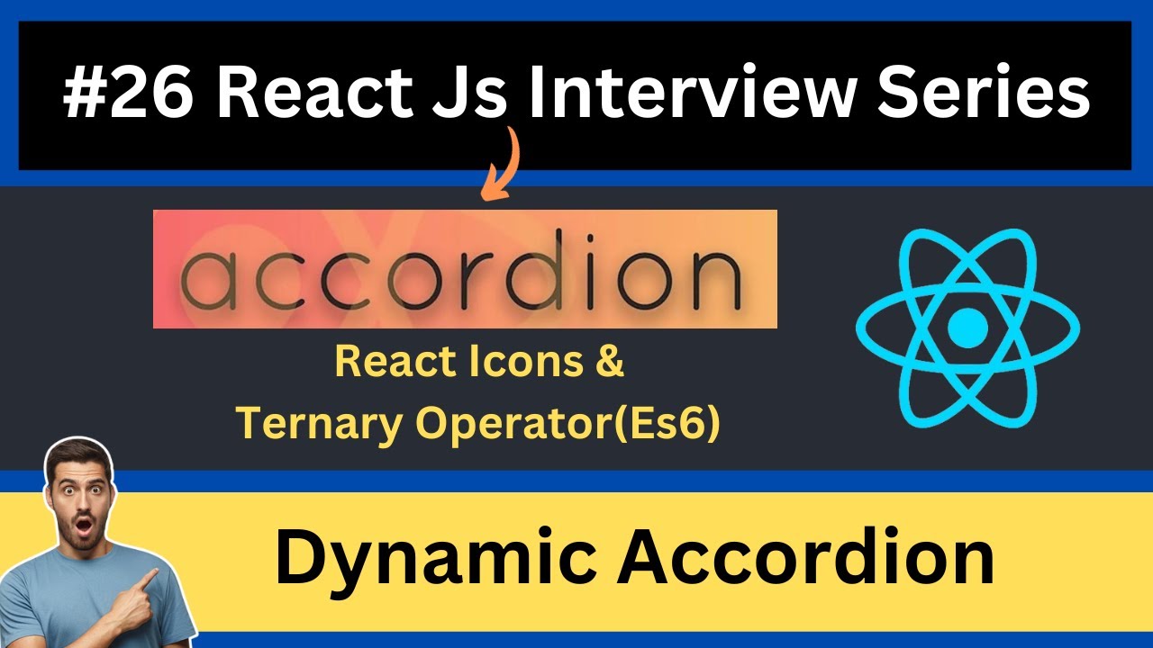 #26 React Js Challenge Day 26 | Creating a Dynamic Accordion using React Hooks