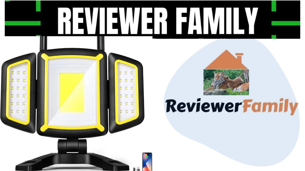 Yzoni Magnetic Light, Portable LED Work Light with 5 Light Modes