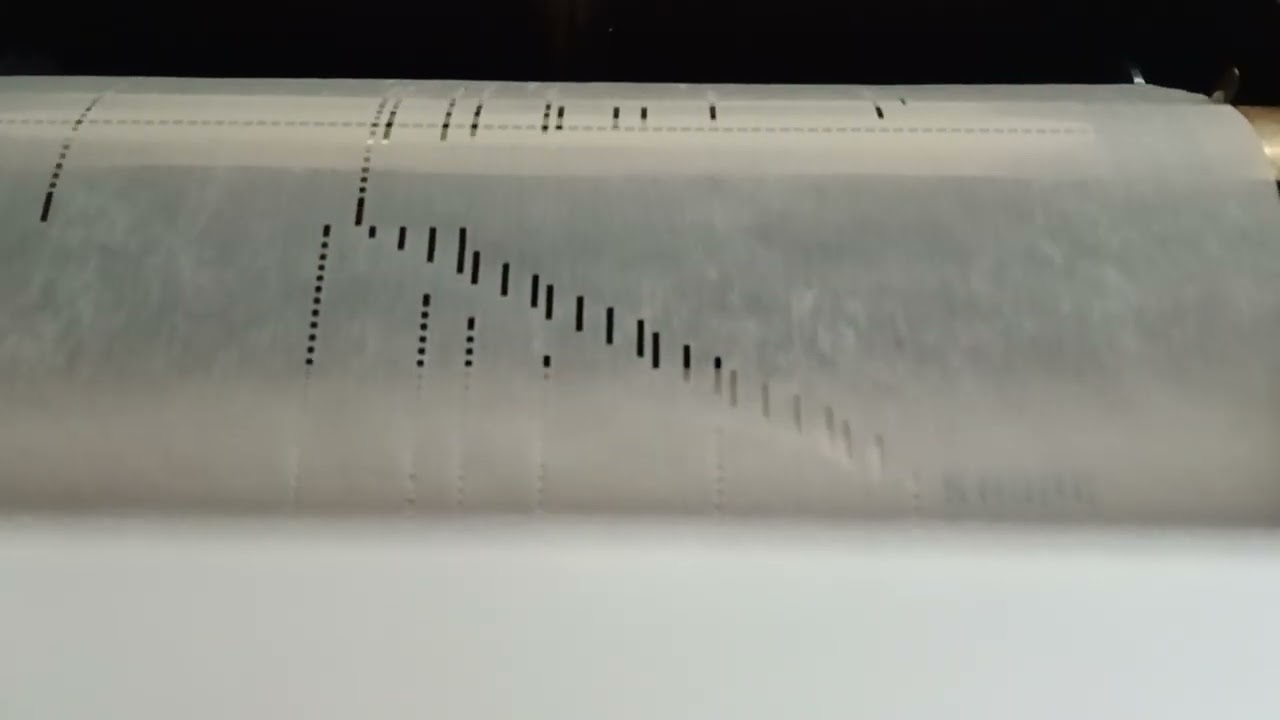 Tenderly on QRS Player Piano Roll 