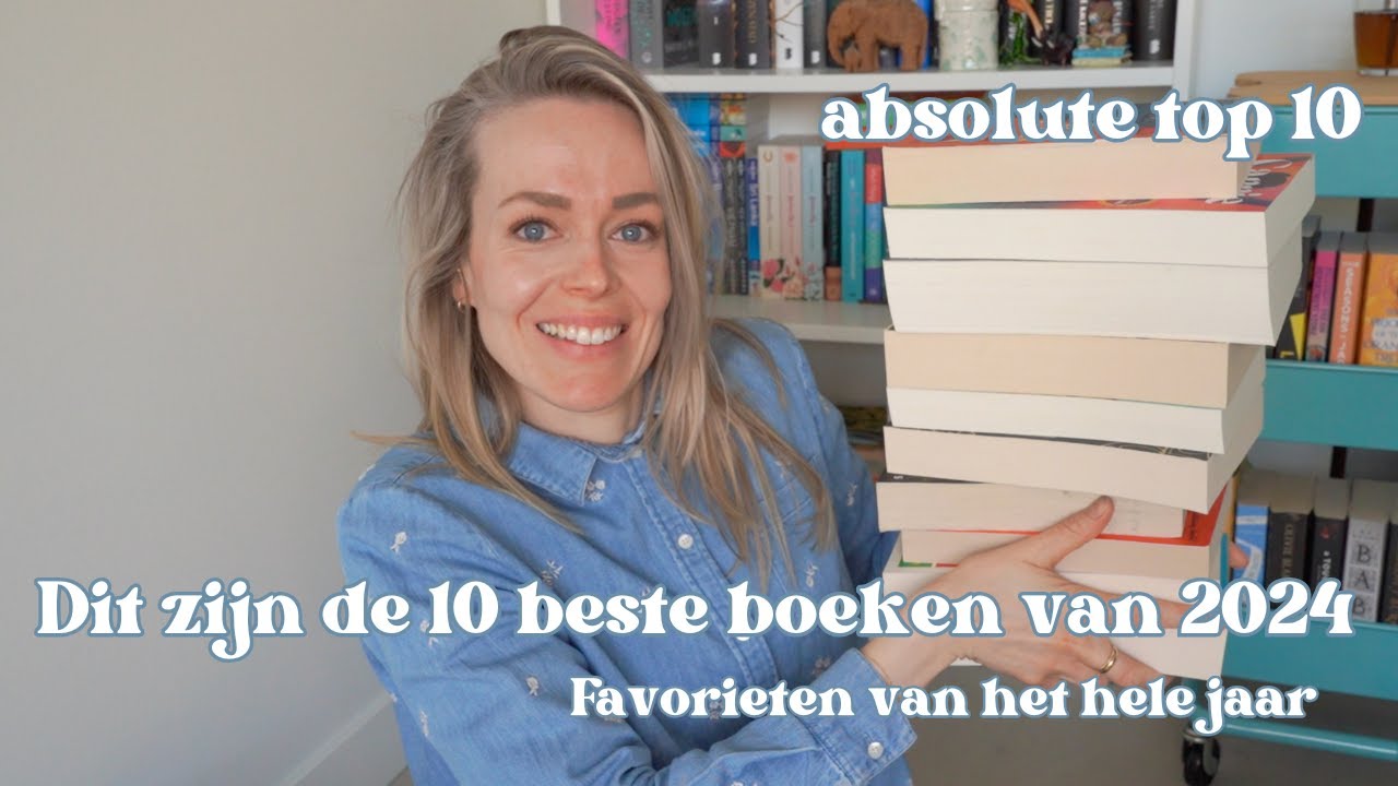 ik las 90 boeken in 2024 en dit zijn de 10 beste | favoriete boeken van 2024!