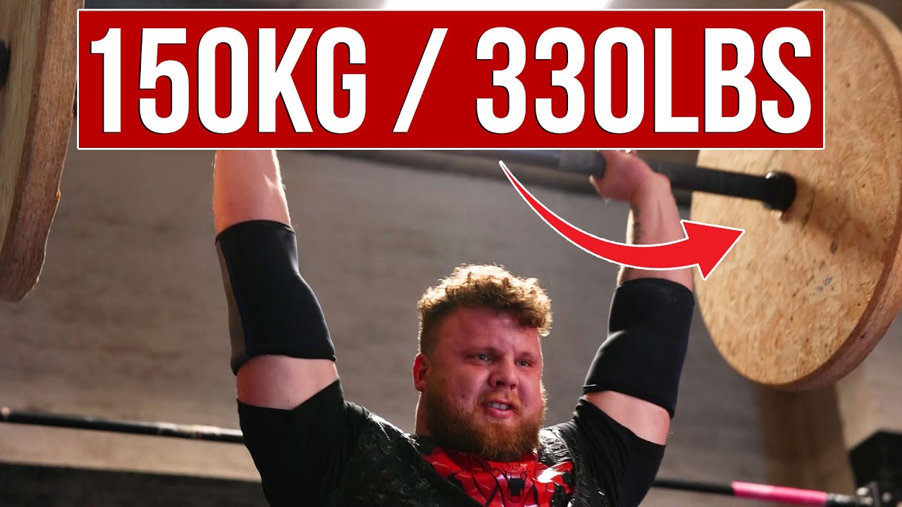 Heavy Axle Press 150KG/ 330LBS How many can we do?!