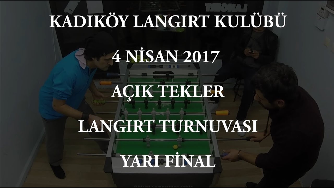 Kadıköy Langırt Kulübü Açık Tekler Turnuvası 04.04.2017