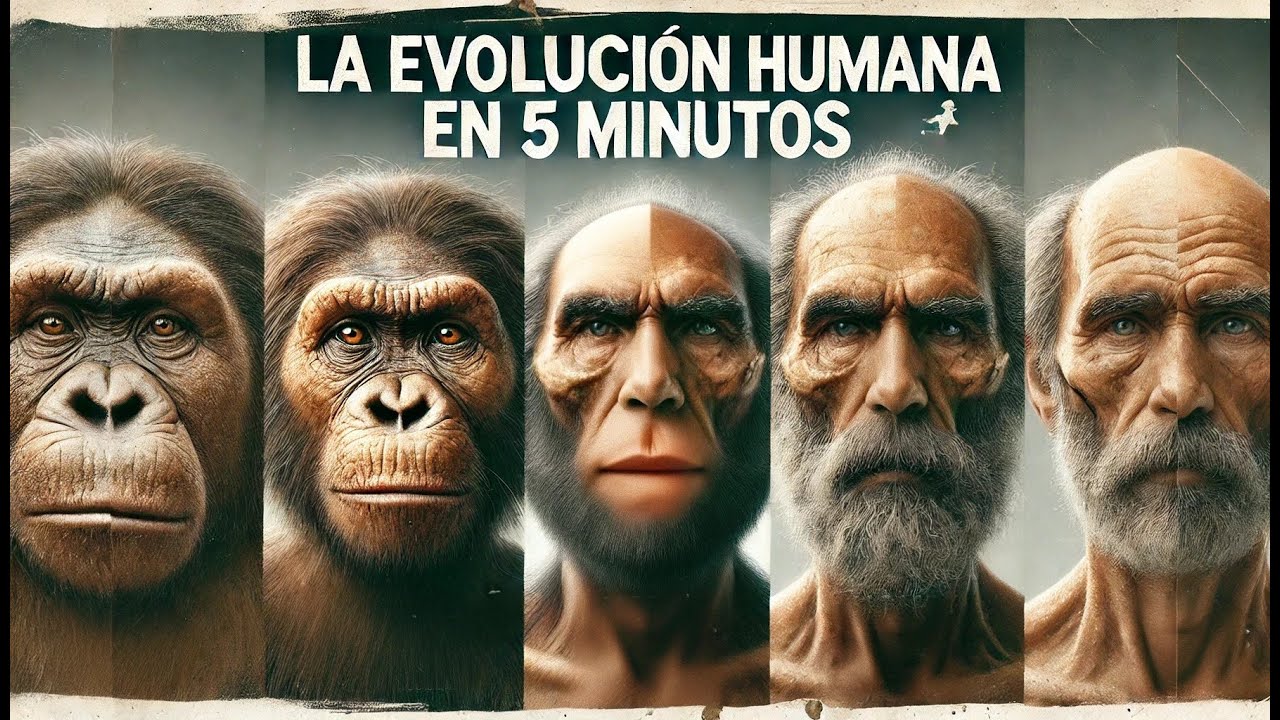 La Evoluci&oacute;n Humana en Minutos ⏳🧬
