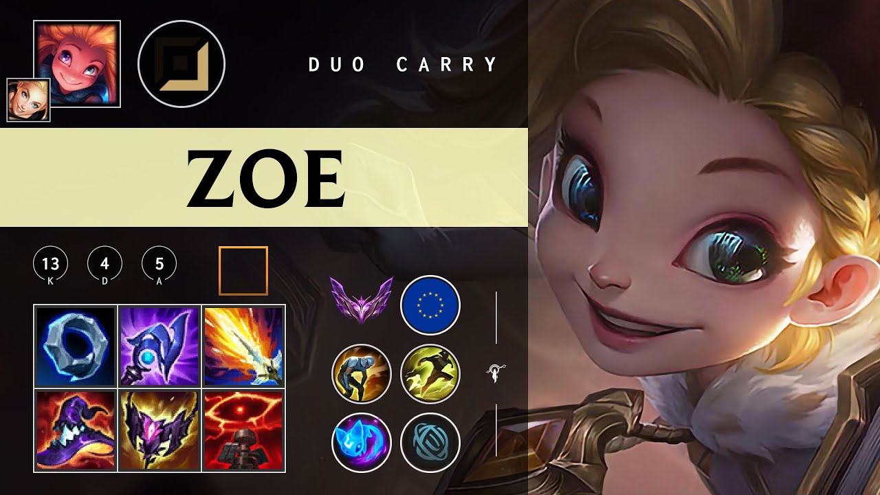 Zoe Carry vs Jhin - EUW Master Patch 26.03