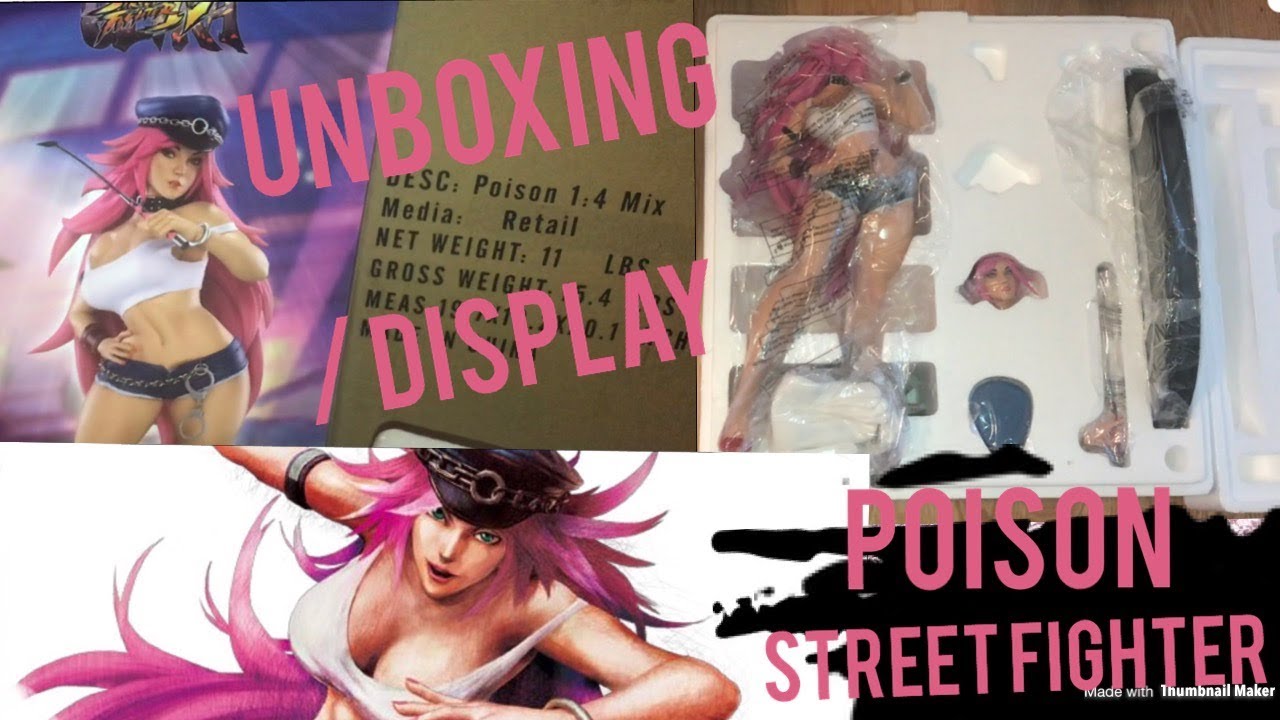 Unboxing/ Displaying Statue: Poison Street Fighter - Pop Culture Shock Collectibles