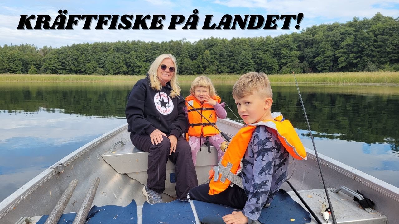 Kräftfiske på landet!