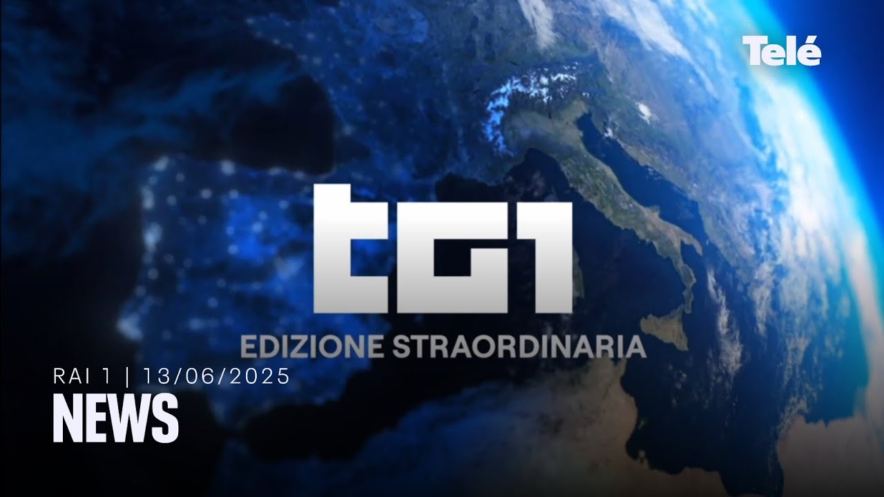 Attacchi in Iran | Straordinaria TG1 del 13/06/2025