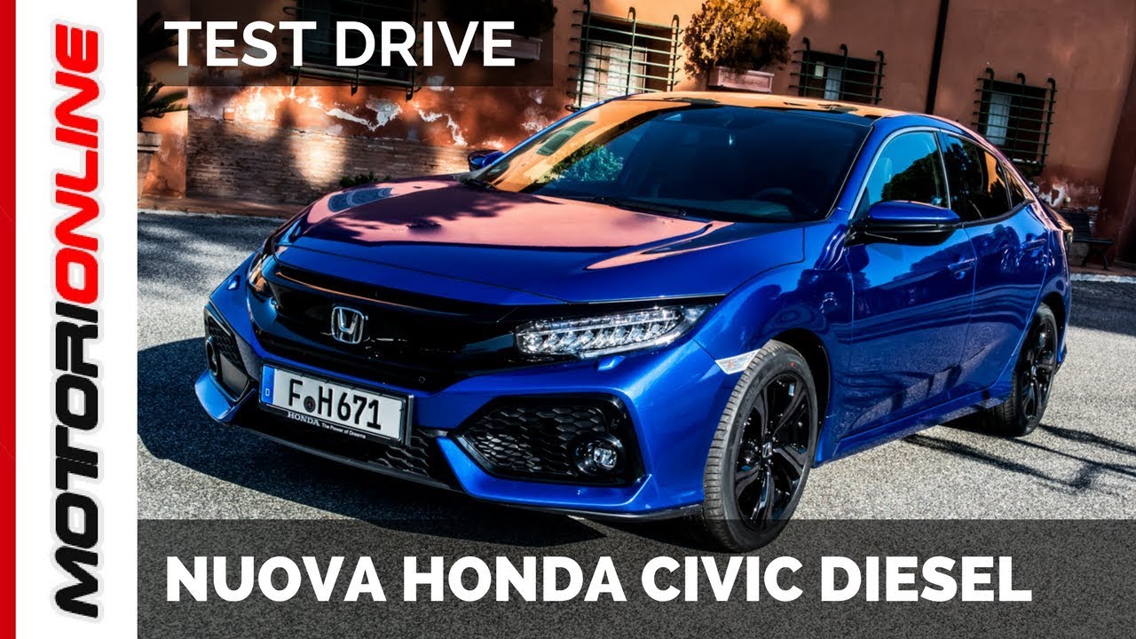 Nuova Honda Civic MY 2018 1.6 i-DTEC Diesel 120 Cv | Anteprima Test Drive