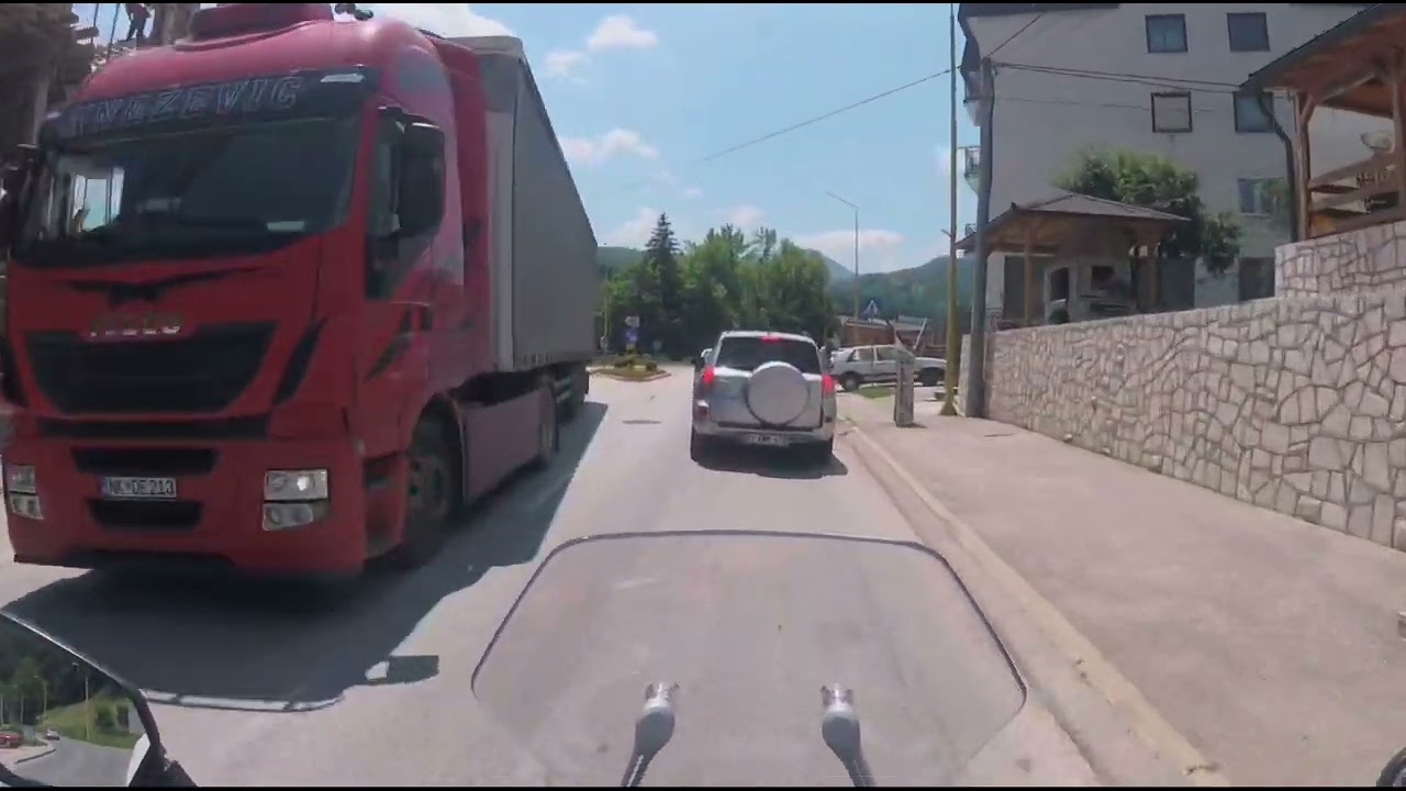 Riding through Sebia snd Bosnia - Belgrade to Sarajevo ride