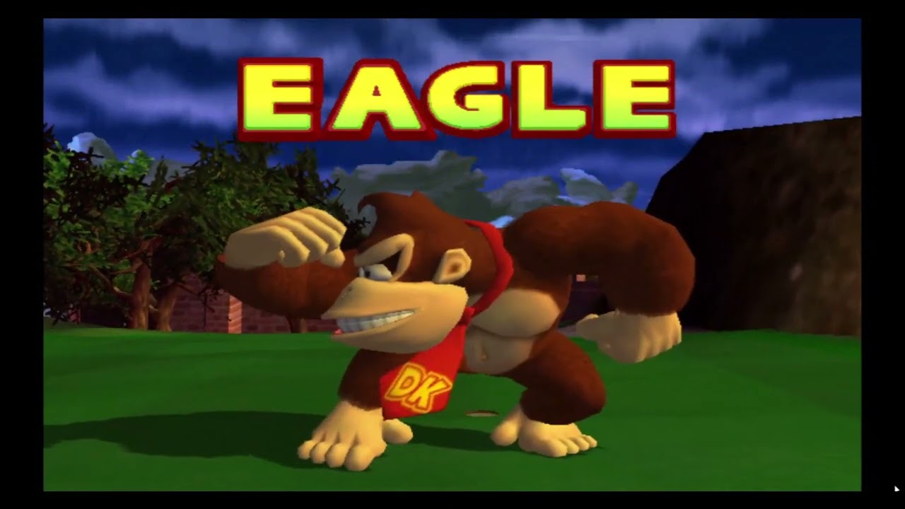 Mario Golf: Toadstool Tour - Bowser Badlands - Heat 2 - Donkey Kong v Diddy Kong v Bowser v Daisy