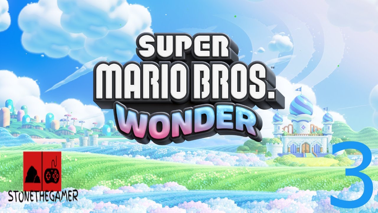 Let's Play Super Mario Bros. Wonder #3 - Fluff-Puff Peaks