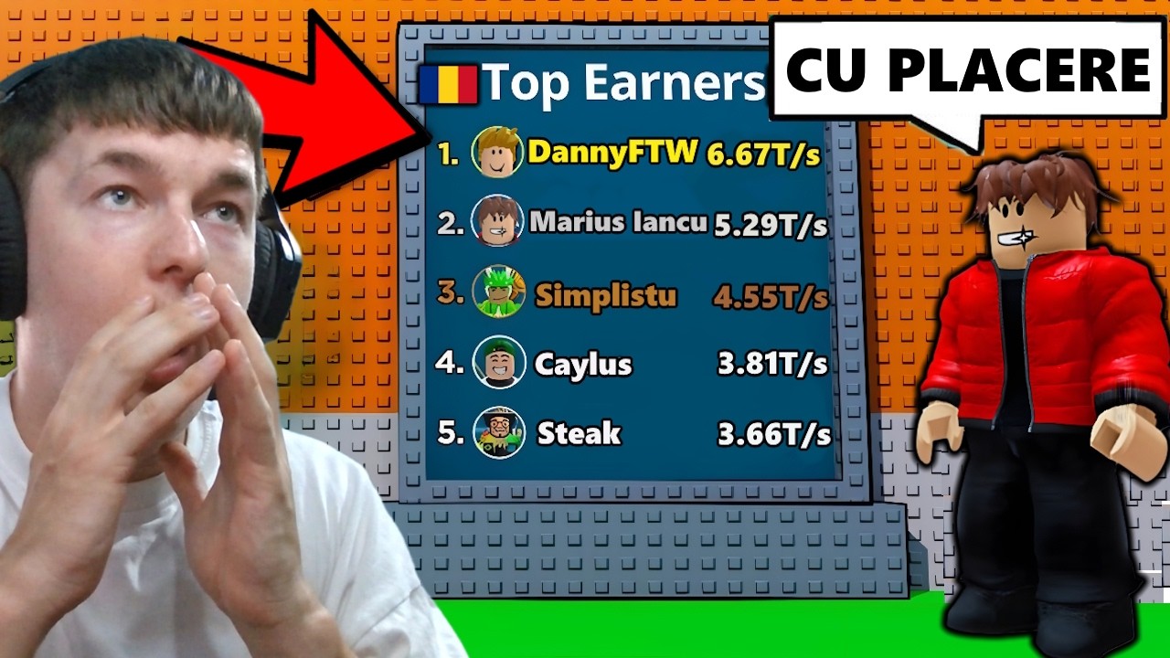 Marius Iancu M-a Ajutat sa Ajung in TOP pe Steal A Brainrot + Ultimul Rebirth...