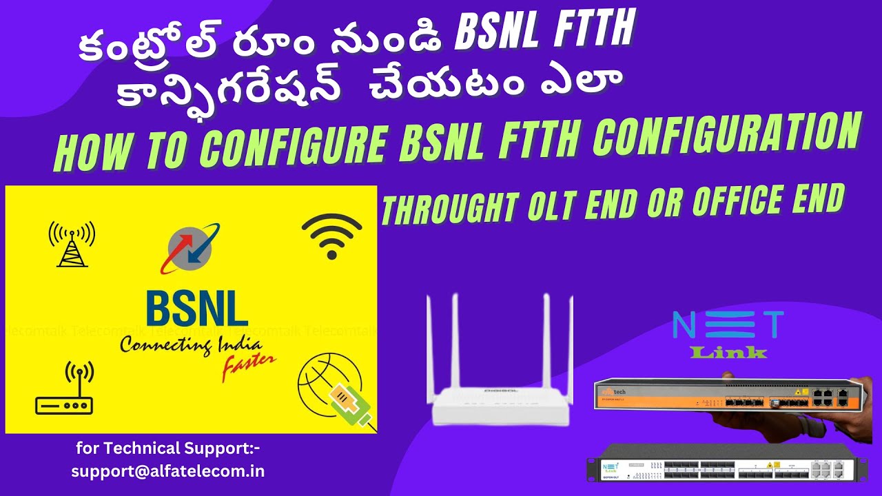 how to configure bsnl ftth connection through olt ! Digisol Dual band onu Ftth configurtion
