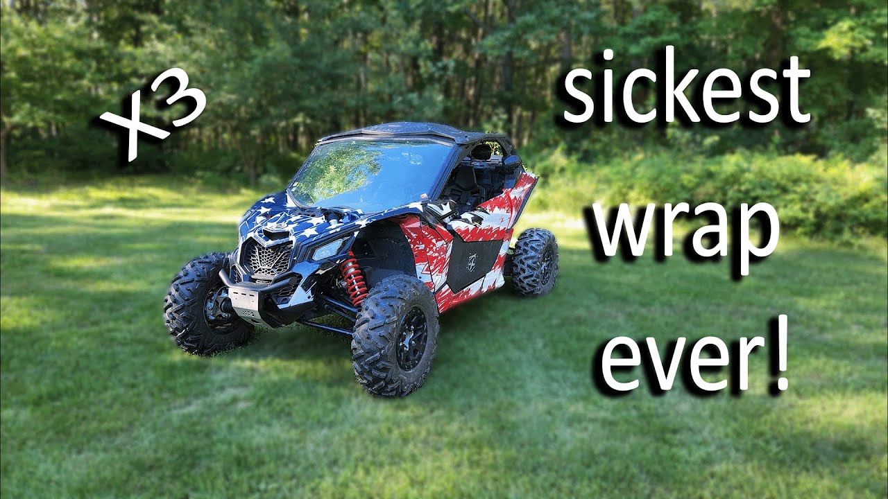 We Installed the Most Insane Wrap on our Can-Am Maverick X3