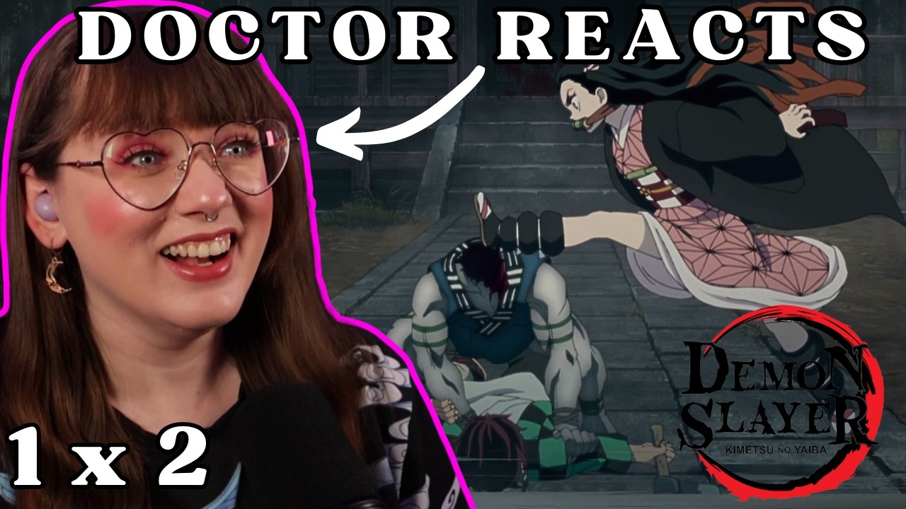Dr Of Literature's FIRST REACT to Demon Slayer! | 1 x 2 'Trainer Sakonji Urokodaki'