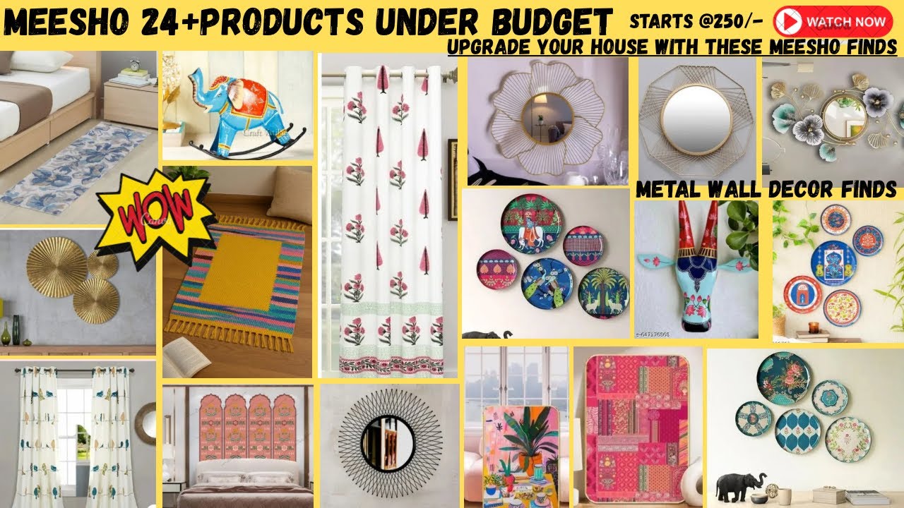 HUGE* Meesho Home Decor Haul | 25+ Home Decor Finds Meesho 