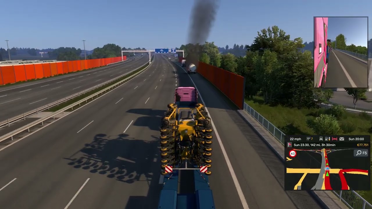 Euro Truck Simulator Perjalanan Singkat Pertama 2026 Menuju Stuttgart dengan Membawa  Plantter 8TON!